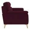 Niwara Velvet 3 Seater sofa in  Red wine color