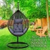 Premium Egg Single Seater Liner Swing Chair Grey