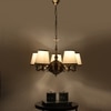 Devansh Wood Wall Mounted Lamp With Black Cotton Shade
