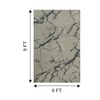 Jaipur Rugs Soft Marble Wool Viscose Tufted Rug Gray 6x9 ft