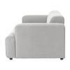 Comforthaven Wood 2 Seater With Upholstery Non Storage Sofa In Grey Colour