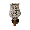 Devansh Metal Electric Wall Light in Gold Colour with Multi Shade Count of 1 Light