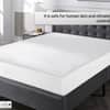 Premium Terry Polyester Fabric Waterproof Mattress Beige King 78X72