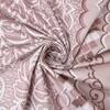 Dusty Rose Floral Cotton 400 Tc Flat Super King Bed Size Sheet With 2 Pillow Cover