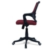 Ddeasirea Mid Back Ergonomic Chair in Maroon Colour