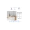 Pingala Engineered Wood Queen Size Bed In White Finish