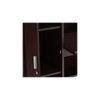 Nakamura Study Table with Cabinet in Dark Brown Finish