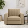 Melano  Pull Out Sofa cum Bed  in Beige Colour