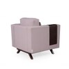 Rubik 1 Seater Fabric Sofa in Smokey Taupe Colour