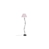 Cosma Multicolour Fabric Floor Lamp with Black Iron Base
