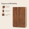Bocado 3 Door Wardrobe in Sheesham Finish