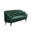 Nilo Velvet 3 Seater Sofa in Green Colour