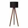 Two Fold Desmond Floor Lamp with Black Shade