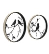 Bird Abstract Cane Wall Decor in Multicolor Set of 2