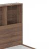 Jasper Engineered Wood Single Size Box Storage Bed In Classic Walnut Finish