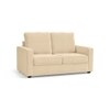 Apollo High Back 2 Seater Fabric Sofa In Birch Beige Colour
