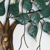 W-Isha Abstract Metal Wall Decor in Multicolor Set of 1