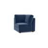 Apollo Corner Sofa (Seating Capacity : Left Aligned 2 Seater + Right Aligned 2 Seater + Corner, Colour : Lapis Blue, Cushion Type : Soft, Back Height : Regular)