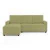 Left Aligned 2 Seater Left Aligned Chaise Lime Green Sofa Cover