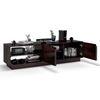 Zephyr Solid Wood TV Unit in Mahogany Finish