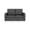 Apollo Compact High Back 2 Seater  Fabric Sofa In Steel Colour