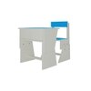Utopia Extendable Toddler Study Desk and Chair Set in Azure Blue Colour