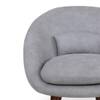 Barret 1 Seater Fabric Sofa in Grey Ice Colour