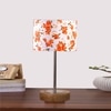 Devansh Multicolor Cotton Table Lamp With  Natural  Wood Base  & Steel Pipe (7X17 Inches)-14