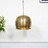 Hamisphere Etching Metal Pendant Light