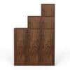 Calcio Combo Engineered Wood Wardrobe In Brown Maple Finish