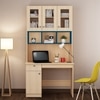 Swotty Study Table With Storage Blue And Beige Teak