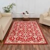 Multicolor Traditional Machine Made Polyester 6 X 9 Feet Carpet