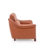 Russet 2 Seater Leatherette Sole in Cinnamon Brown Colour