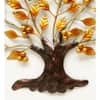 Desert Art Metal Handpainted Golden Grape Tree Wall Hanging