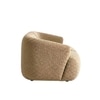 Zenliving Wood 3 Seater With Upholstery Non Storage Sofa In Brown Colour