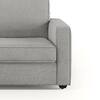 Apollo Compact Sofa (Colour : Vapour Grey, Cushion : Soft, Back Type : Regular, Seating Capacity : Left Aligned 2 Seater + Left Aligned Chaise + Ottoman)