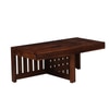Morris Nesting Coffee Table with Seating in Beige Fabric