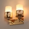 Eliante Modern Wall Lights Mild Steel & Glass Material Gold & White Finish