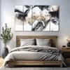 The Castle Decor Modern Marble Art Wall Art Set of 5 27x48 Inch