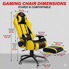ASE Gaming Gold Series With Footrest Gaming Chair (Yellow)