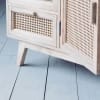 Atlanta Solid Wood Crockery Cabinet in Whitewash
