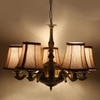 Devansh Gold Wall Mounted Lamp With Beige Jute Shade