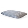Archer Opal Grey Cotton Knitted Cushion Cover 12X20 Inches