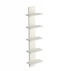 BLUEWUD Louis Engineered Wood Multipurpose Wall Decor Shelf, Display Rack (Wenge & White)