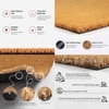 Luxe Home 100% Natural Coir Doormat Bless This Home Print (71x45 cm)