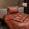 Stoa Paris Comforter for Single Bed, 300TC Satin Comforters in Melted Caramel