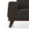 Granada Premium 3 Seater Fabric Sofa in Stone Grey Velvet Colour