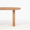 Cobain Solid Wood Coffee Table In Dark Walnut Finish