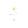 River Yellow Cotton shade with Iron floor lamp