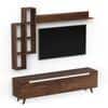 Blesky Miltra Tv Entertainment Unit Set Top Box In Brown Maple Finish